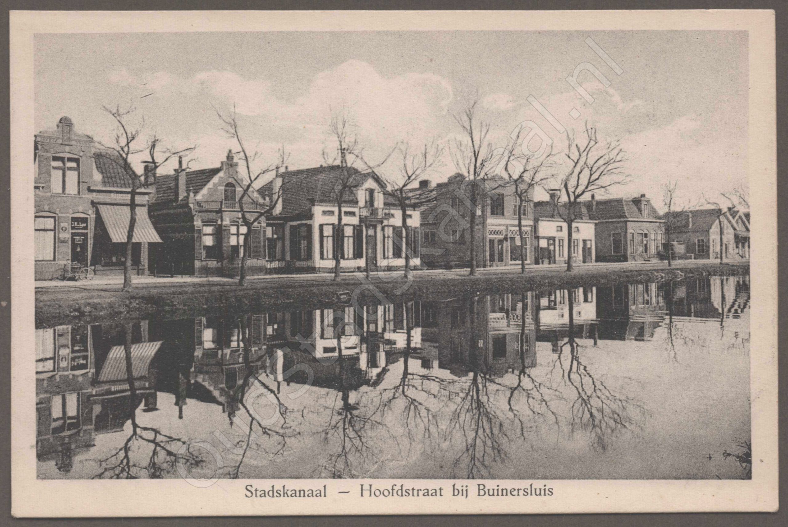 Stadskanaal Hoofdstraat Bij Buinersluis Oud Stadskanaal