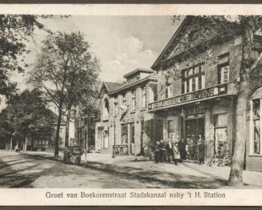 Groet van Boekerenstraat Stadskanaal naby 't H. Station 20130320083202/1426